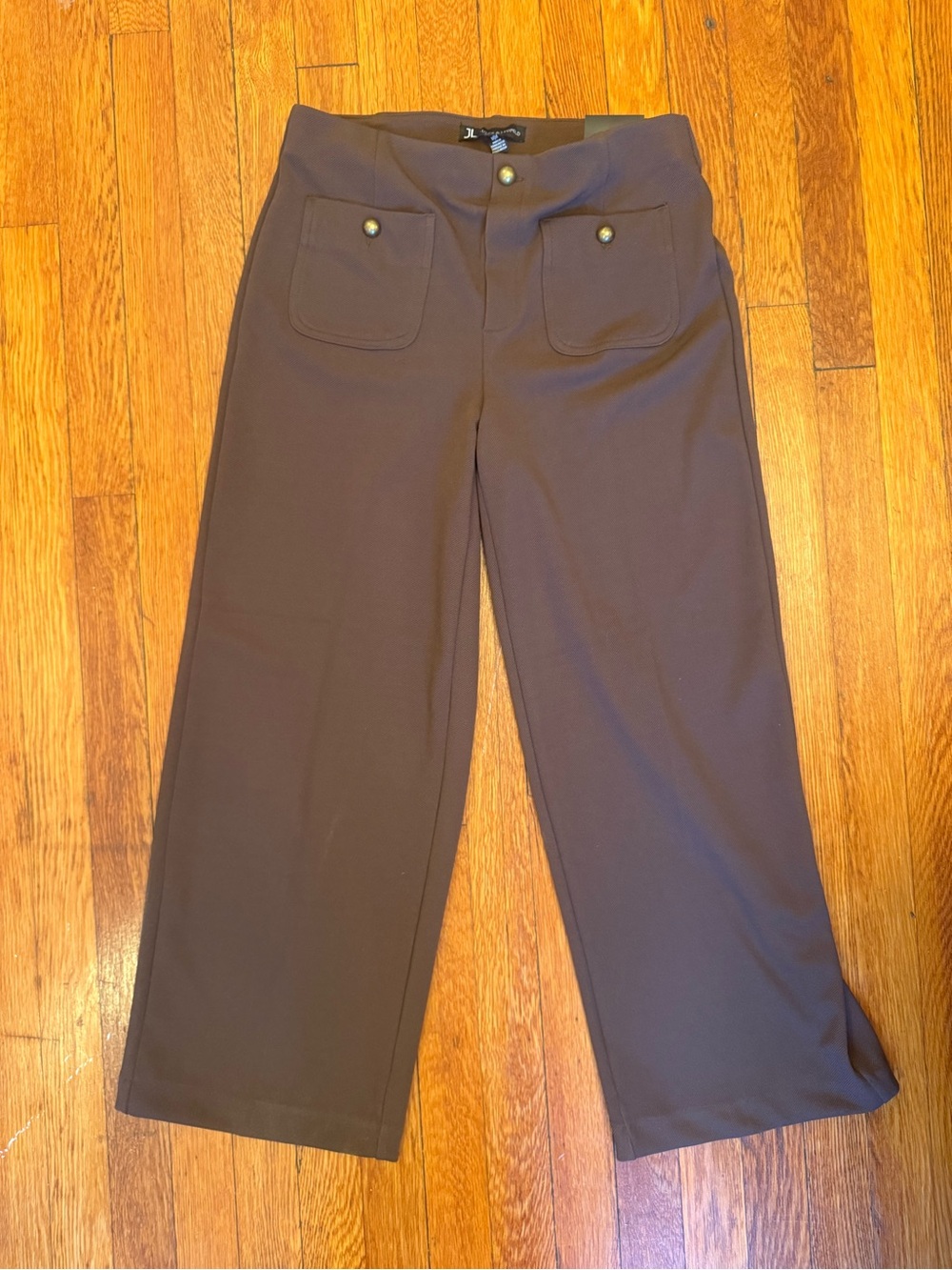 JL Brown Wide Leg Pants NWT